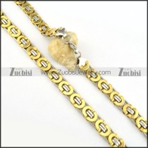 functional 316L Steel Stamping Necklaces - n000169