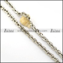 the best noncorrosive steel Stamping Necklace for Wholesale -n000253