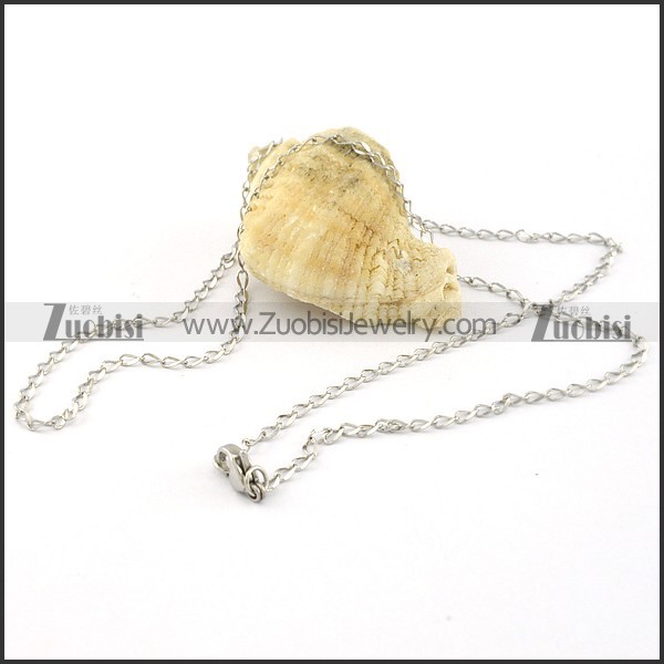 economic noncorrosive steel Necklace -n000292