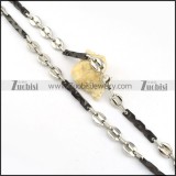top quality Steel Stamping Necklaces - n000175
