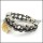 20MM Large Bicycle Chain Bracelet with 1 Black in the middle b004126