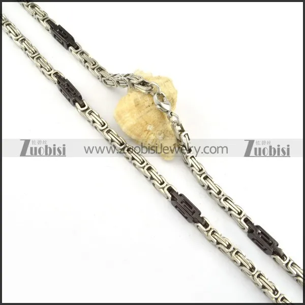 economic 316L Steel Stamping Necklaces - n000163