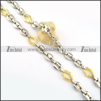 beauteous 316L Stainless Steel Stamping Necklaces - n000191