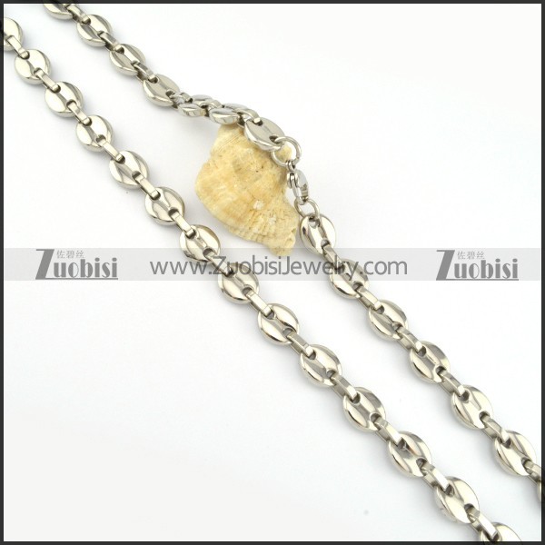 oxidation-resisting steel Stamping Necklaces - n000189