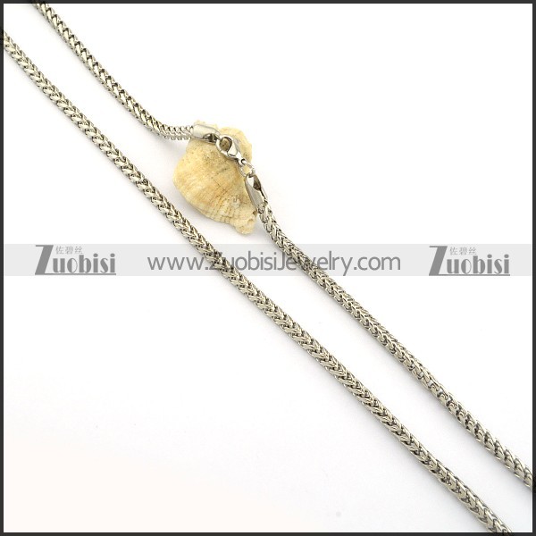 good noncorrosive steel Stamping Necklace for Wholesale -n000262