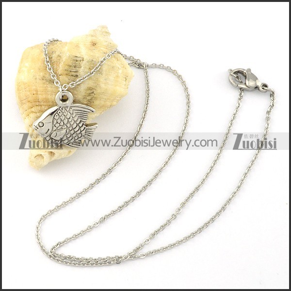 attractive 316L Stainless Steel Fashion Necklace made in China -n000272