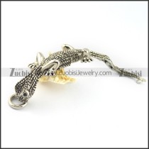 21CM Long Stainless Steel Chameleon Bracelet b003918
