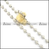 special stainless steel necklace n000480