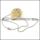 Unique Oxidation-resisting Steel small chain necklaces for ladies -n000378
