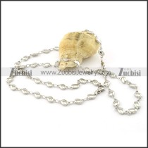 Clean-cut 316L small chain necklaces for ladies -n000393