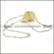 Unique Stainless Steel small chain necklaces for ladies -n000391