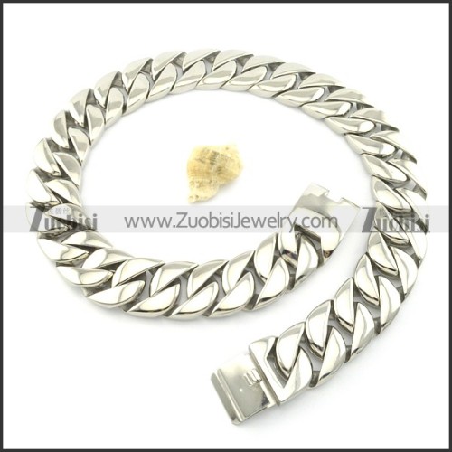 L 600*W 31mm large heavy casting stainless steel necklace for men n000454-1