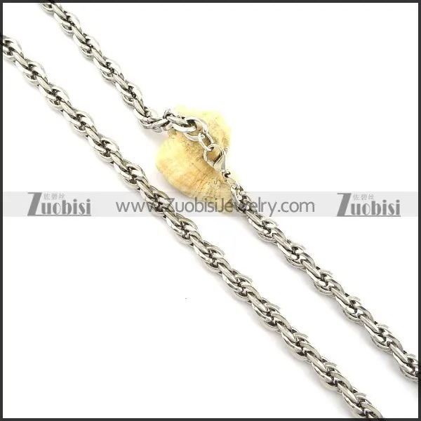 Good-looking Steel Stamping Necklace -n000357