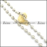 special stainless steel necklace n000477