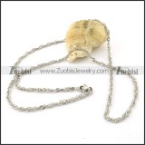 Nice Nonrust Steel small chain necklaces for ladies -n000380