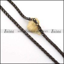 Great Quality Steel stamping necklaces -n000405