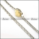 top quality oxidation-resisting steel Necklace -n000322