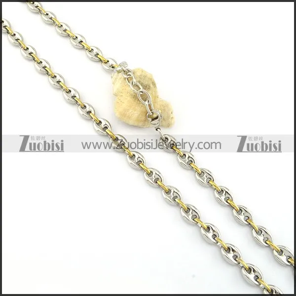 functional 316L Steel Necklace -n000314