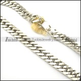 pretty oxidation-resisting steel Stamping Necklaces for Men -n000332
