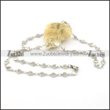 Great 316L Steel small chain necklaces for ladies -n000387