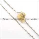 Hot Selling Stainless Steel small chain necklaces for ladies -n000396