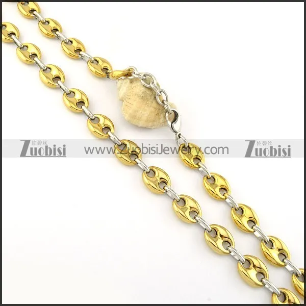 good oxidation-resisting steel Necklace -n000316