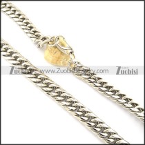 wonderful oxidation-resisting steel Stamping Necklaces for Men -n000329