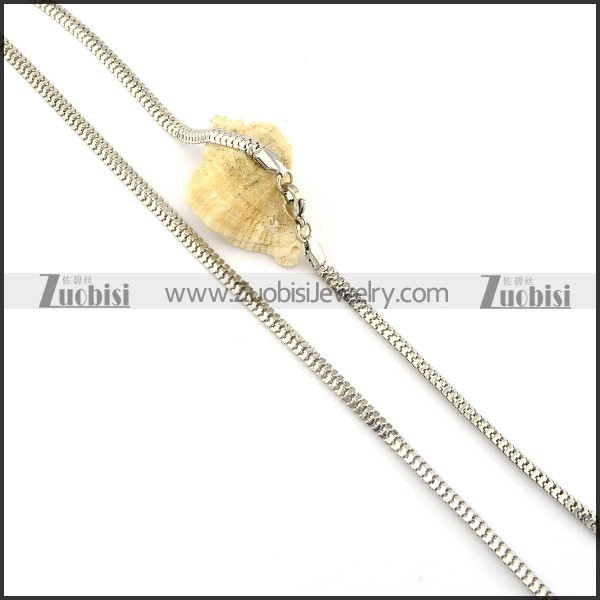 Functional Oxidation-resisting Steel Stamping Necklace with Vintage-inspired Style -n000341