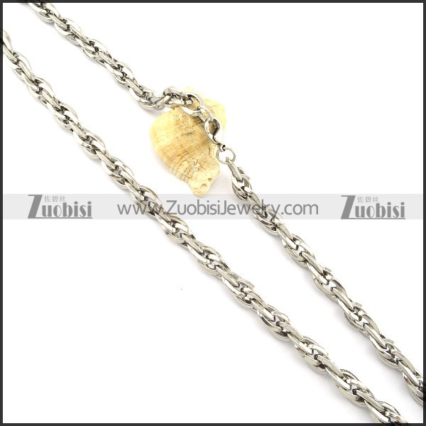 Great Quality 316L Steel Stamping Necklace -n000355