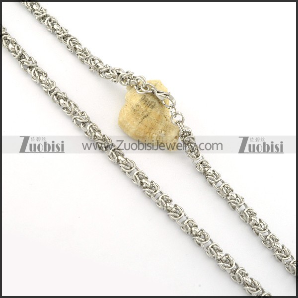 Good 316L stamping necklaces -n000400