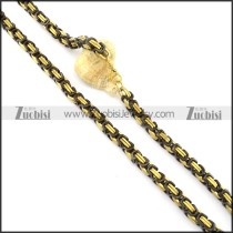Hot Selling Nonrust Steel Stamping Necklace -n000351