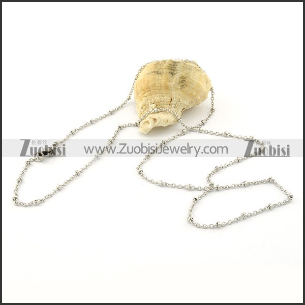 Wonderful 316L small chain necklaces for ladies -n000379