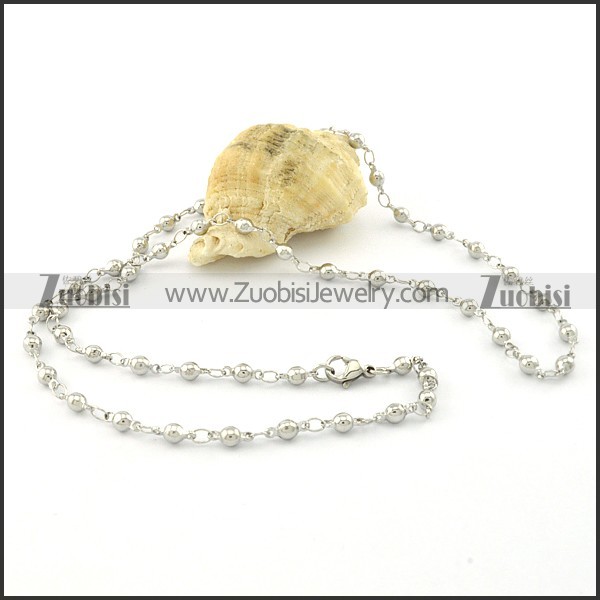 Beautiful Steel small chain necklaces for ladies -n000382