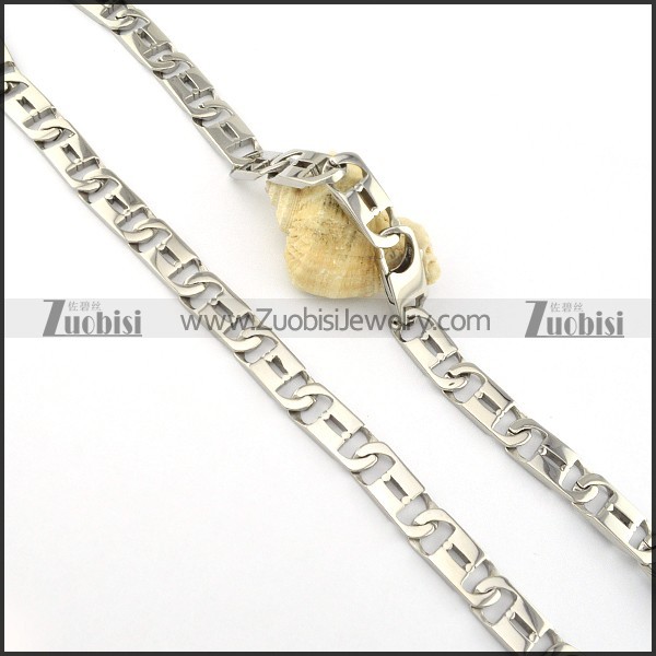 good quality noncorrosive steel Necklace -n000325