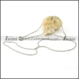 Nice Nonrust Steel small chain necklaces for ladies -n000377