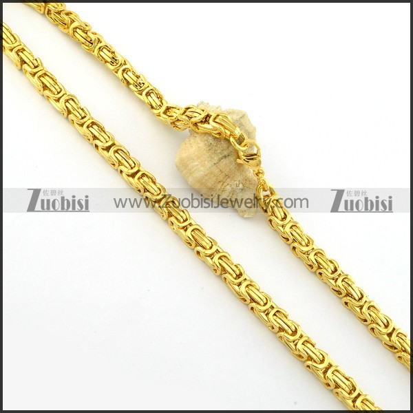 Good Quality 316L Stainless Steel stamping necklaces -n000398