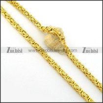 Good Quality 316L Stainless Steel stamping necklaces -n000398