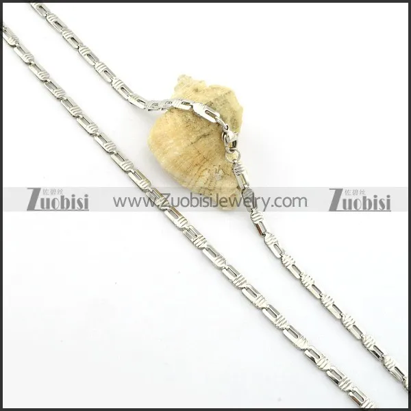 Hot Welcome 316L Stainless Steel small chain necklaces for ladies -n000395