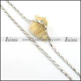 Hot Welcome 316L Stainless Steel small chain necklaces for ladies -n000395