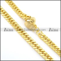 14.5mm large gold plating necklace n000665
