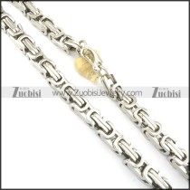 100CM Long 16MM Shiny Silver Double Link Chain Necklace in 316L Steel n000550-3