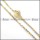 two tones plating double layers chain in width of 7mm n000536