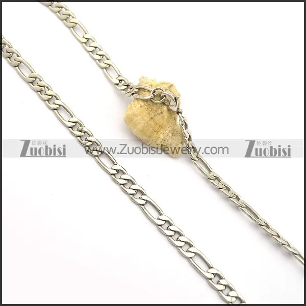 8MM Figaro Chain Necklace n000965