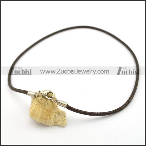 Wax Cord Necklace with Lobster Clasp n000986