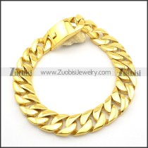 24mm Wide Gold-plating Heavy Weight Casting Necklace for Men with Big Buckle n000893