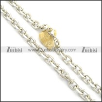 Stainless Steel Rolo Chain in 15mm Wide with Cut Edge n000955