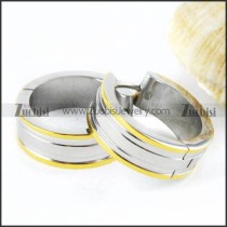 Cutting Earring in 316L Stainless Steel - e000011