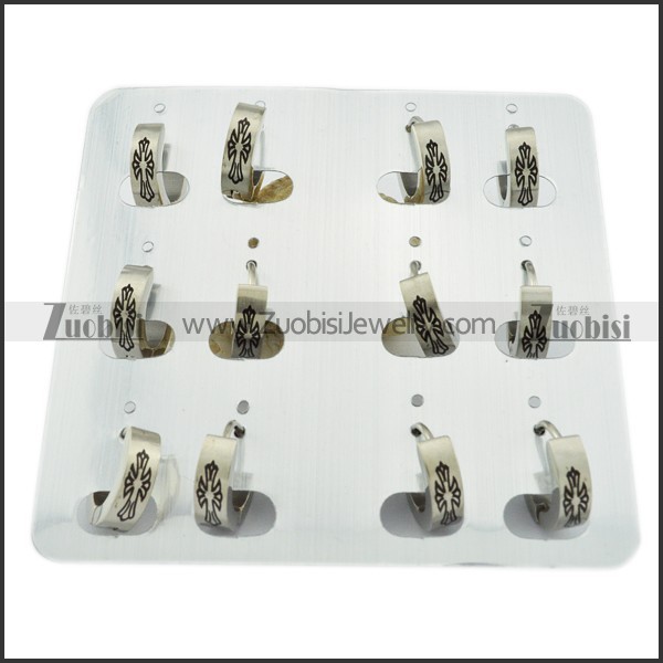 remarkable 316L Stainless Steel Cutting Earring for Ladies - e000313