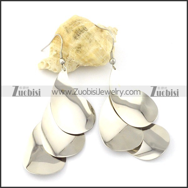 great quality oxidation-resisting steel Plating Earring for Beautiful Girls -e000565