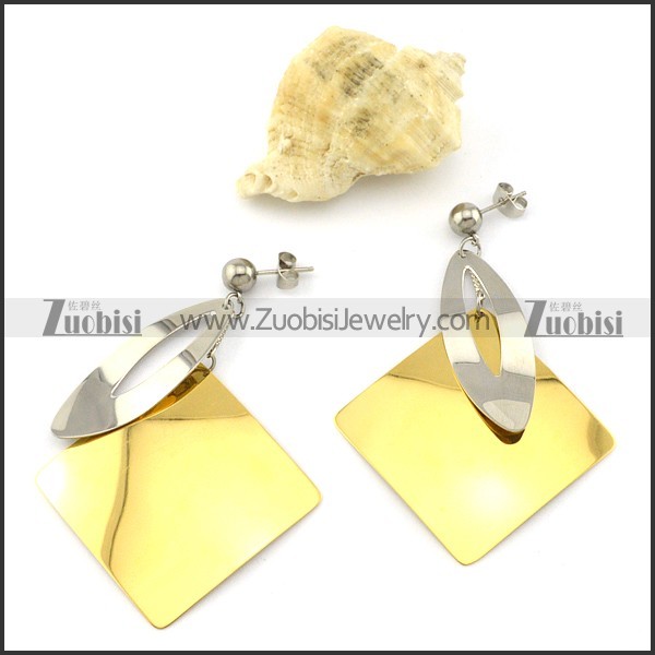 good quality 316L Stainless Steel Plating Earring for Beautiful Girls -e000572
